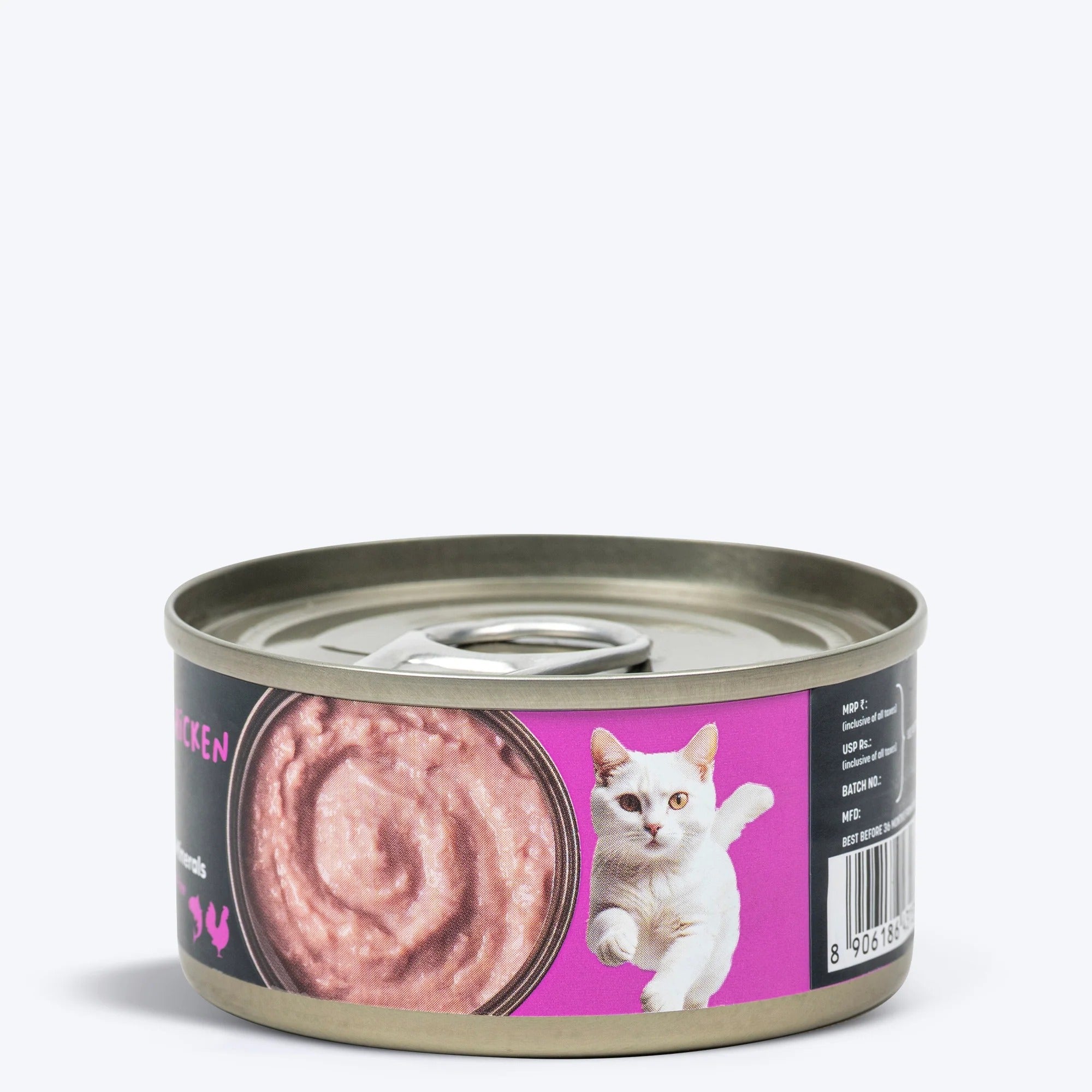 Meowsi by HUFT Tuna & Chicken in Mousse Canned Cat Wet Food - 80 gm