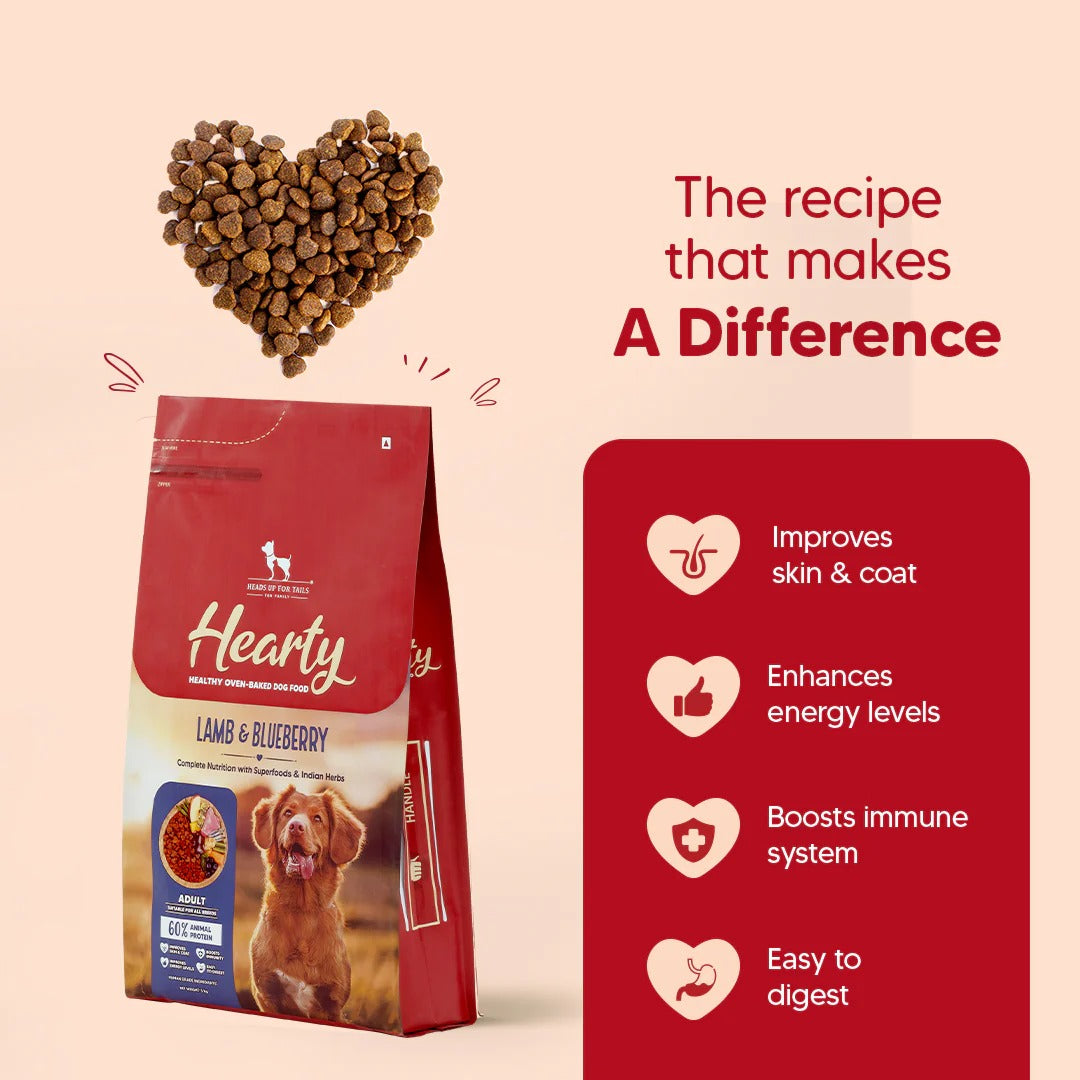 Hearty Lamb & Blueberry Oven-Baked Adult Dog Food - All Breeds