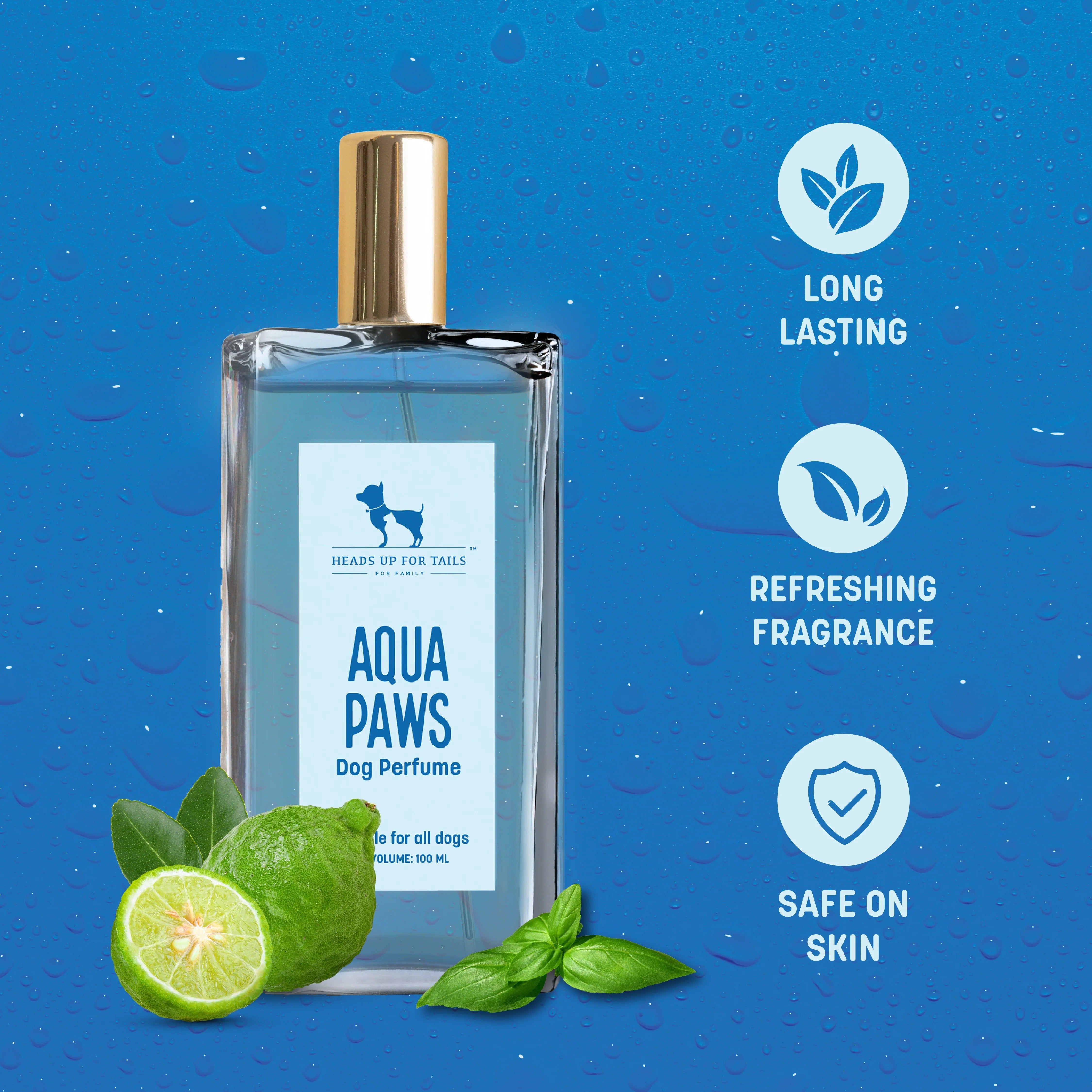 HUFT Aqua Paws Dog Perfume (Over 12 Weeks) - 100 ml