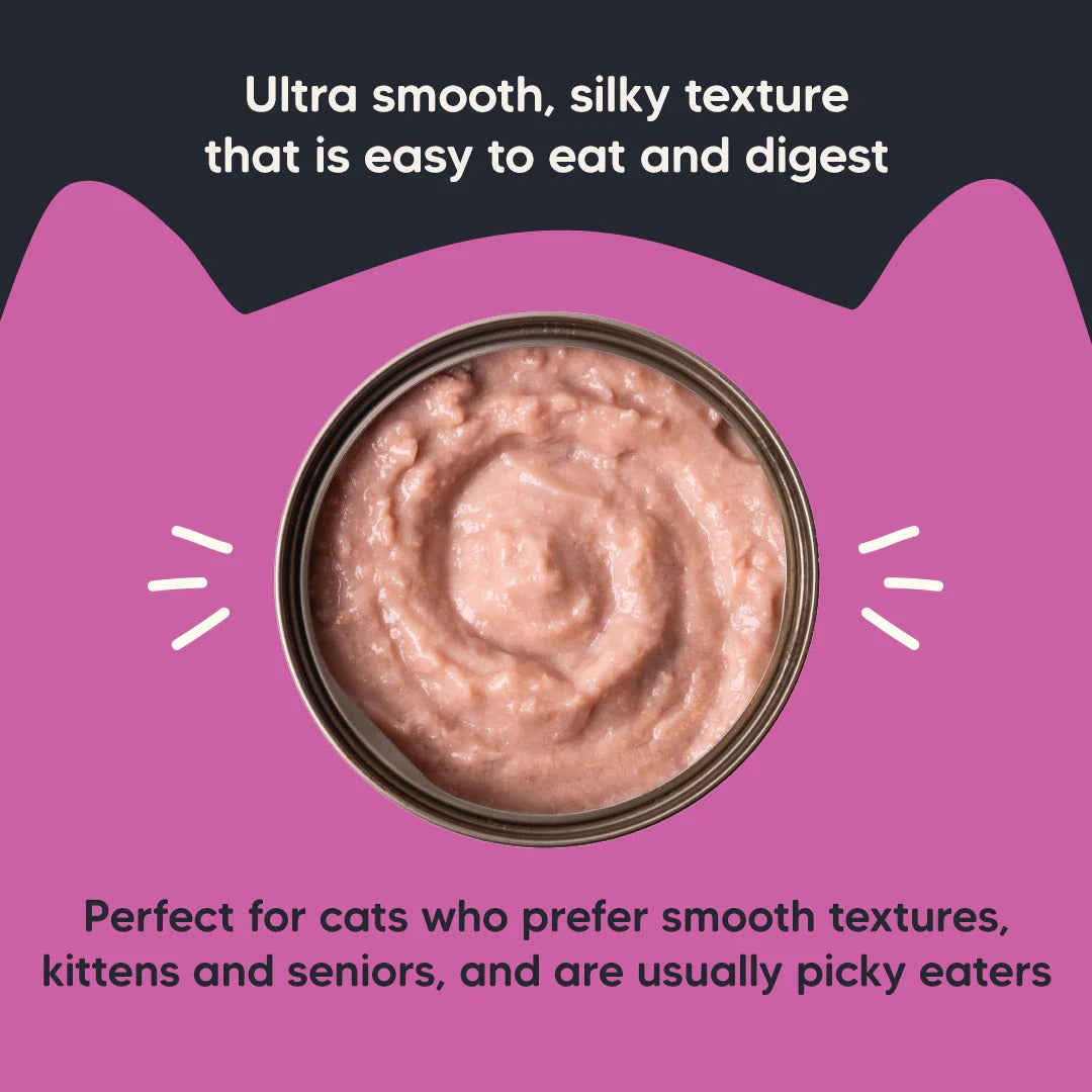 Meowsi by HUFT Tuna & Chicken in Mousse Canned Cat Wet Food - 80 gm