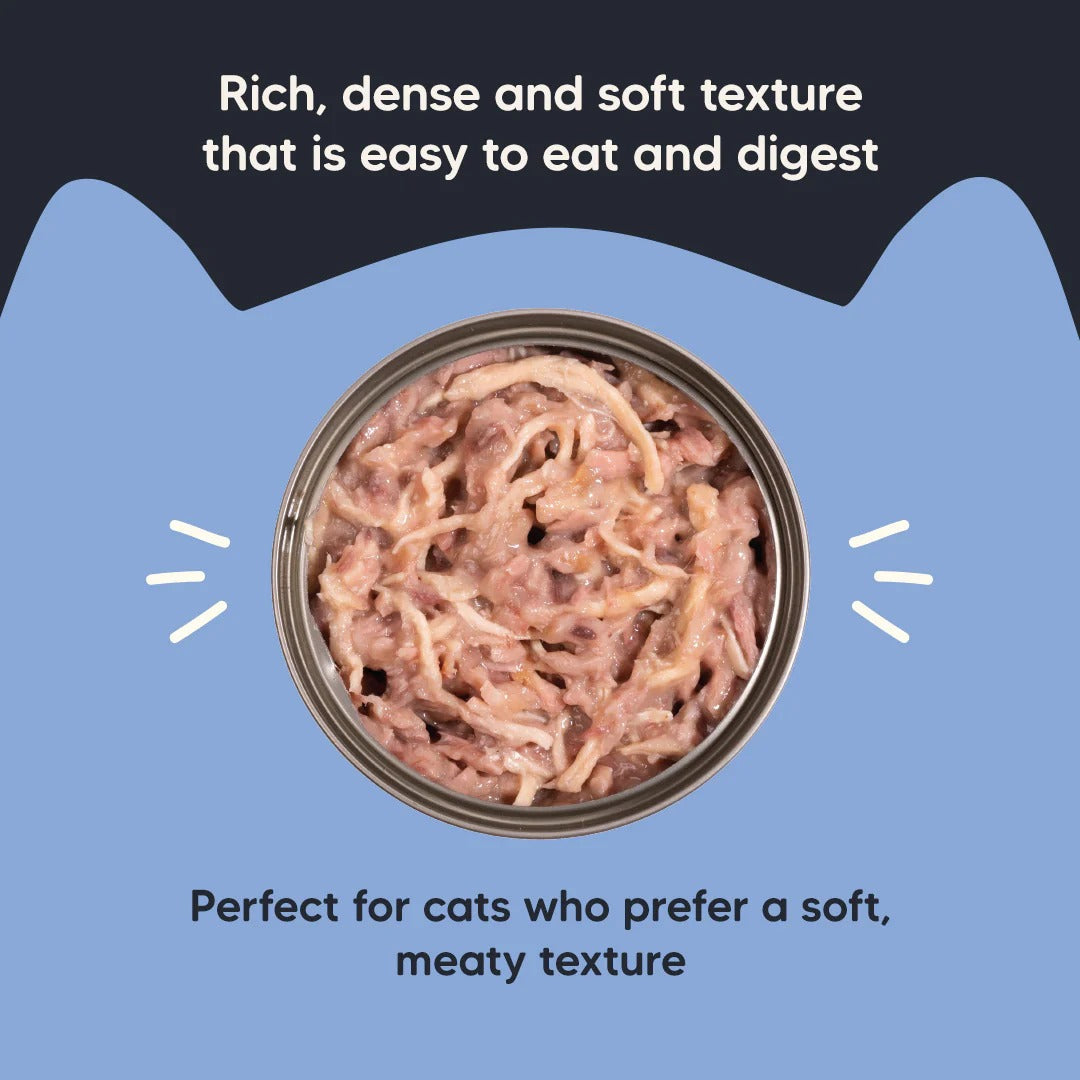 Meowsi by HUFT Tuna & Chicken Pate Canned Cat Wet Food - 80 gm