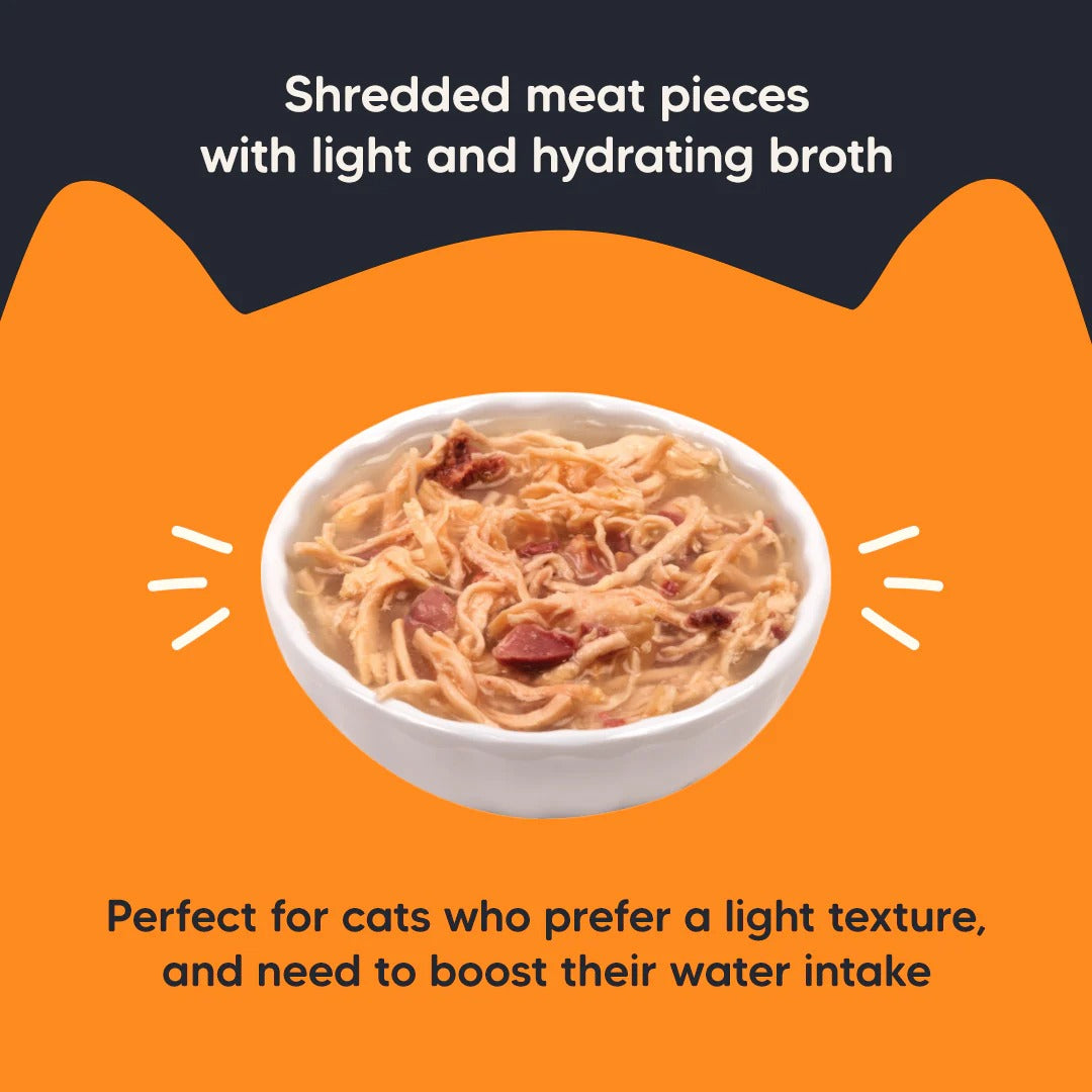 Meowsi by HUFT Chicken Breast In Broth Cat Wet Food - 80 gm