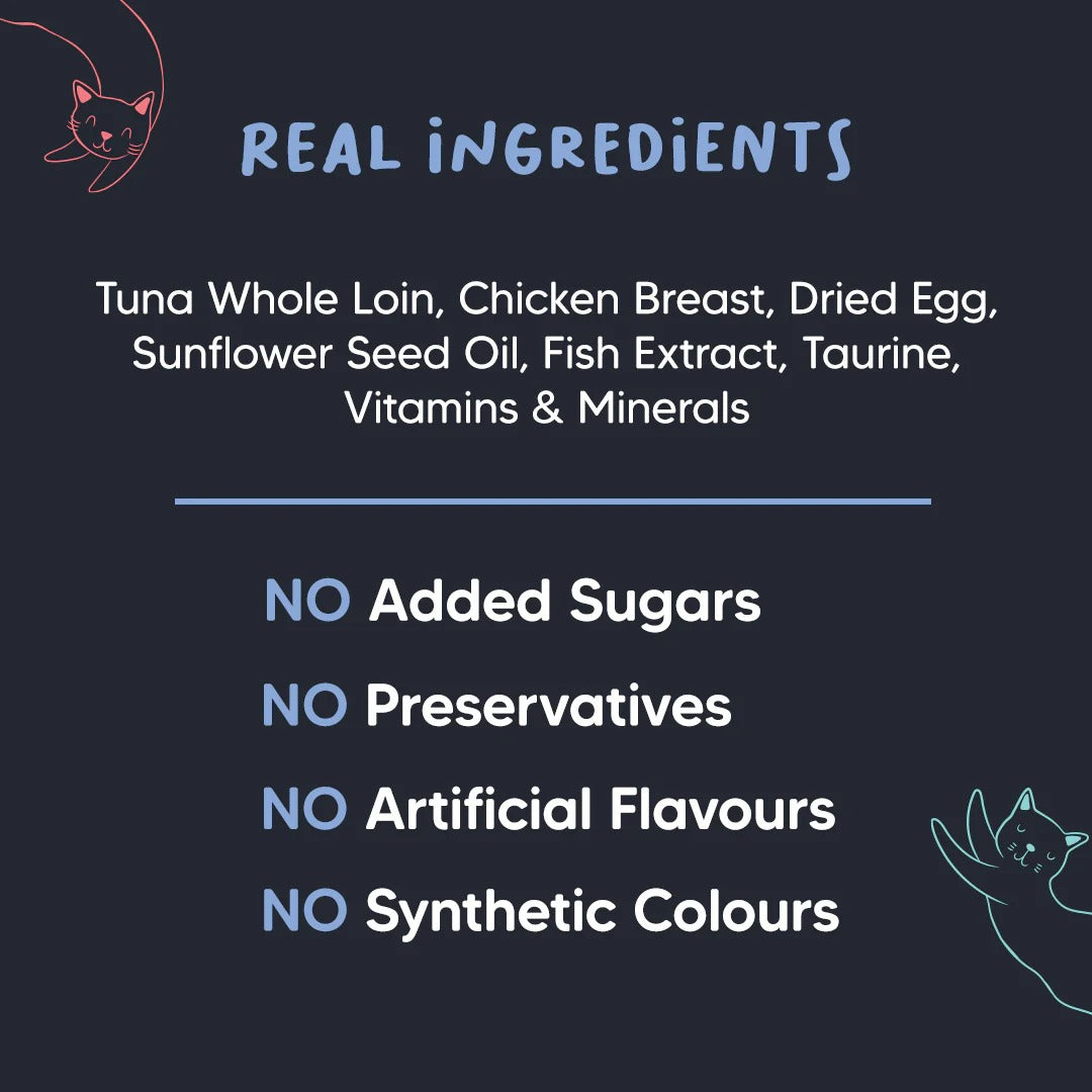 Meowsi by HUFT Tuna & Chicken Pate Canned Cat Wet Food - 80 gm