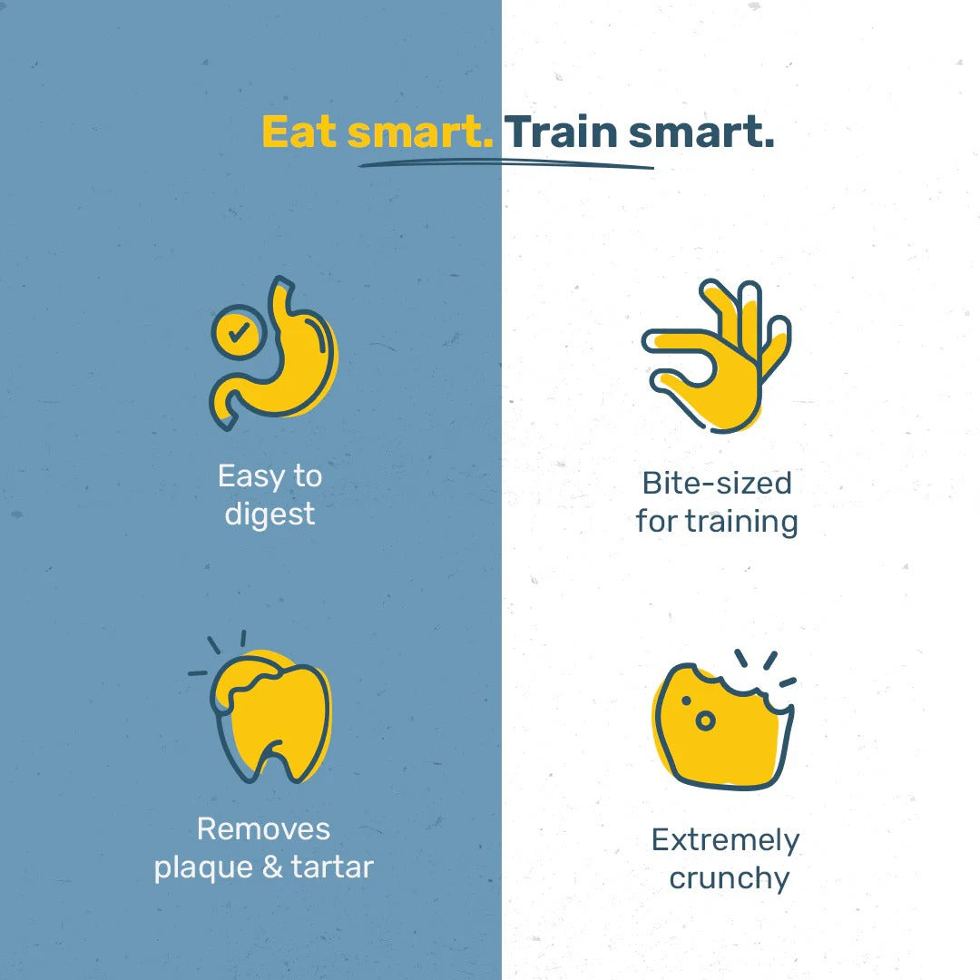 مكافآت الكلاب "هافت ياكيز باف بايتس" الطبيعية 100% والخالية من الغلوتين - 70 غرام