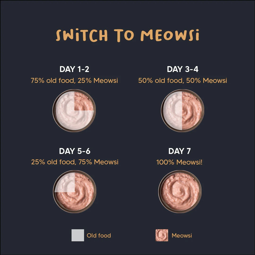 Meowsi by HUFT Skin & Coat Salmon & Chicken Mousse Cat Wet Food - 70 gm