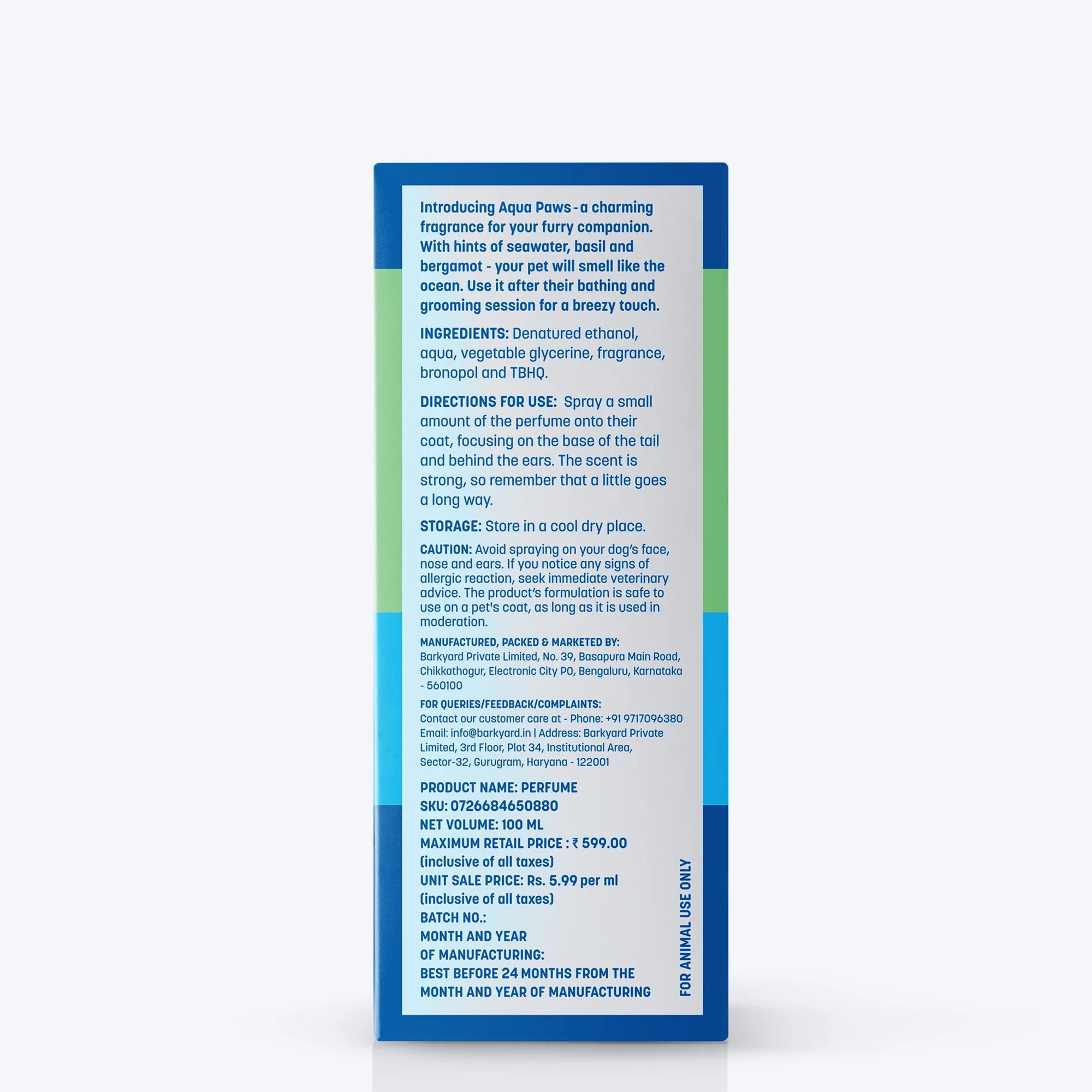 عطر أكوا باوز للكلاب من هوفت (لأكثر من 12 أسبوعًا) - 100 مل