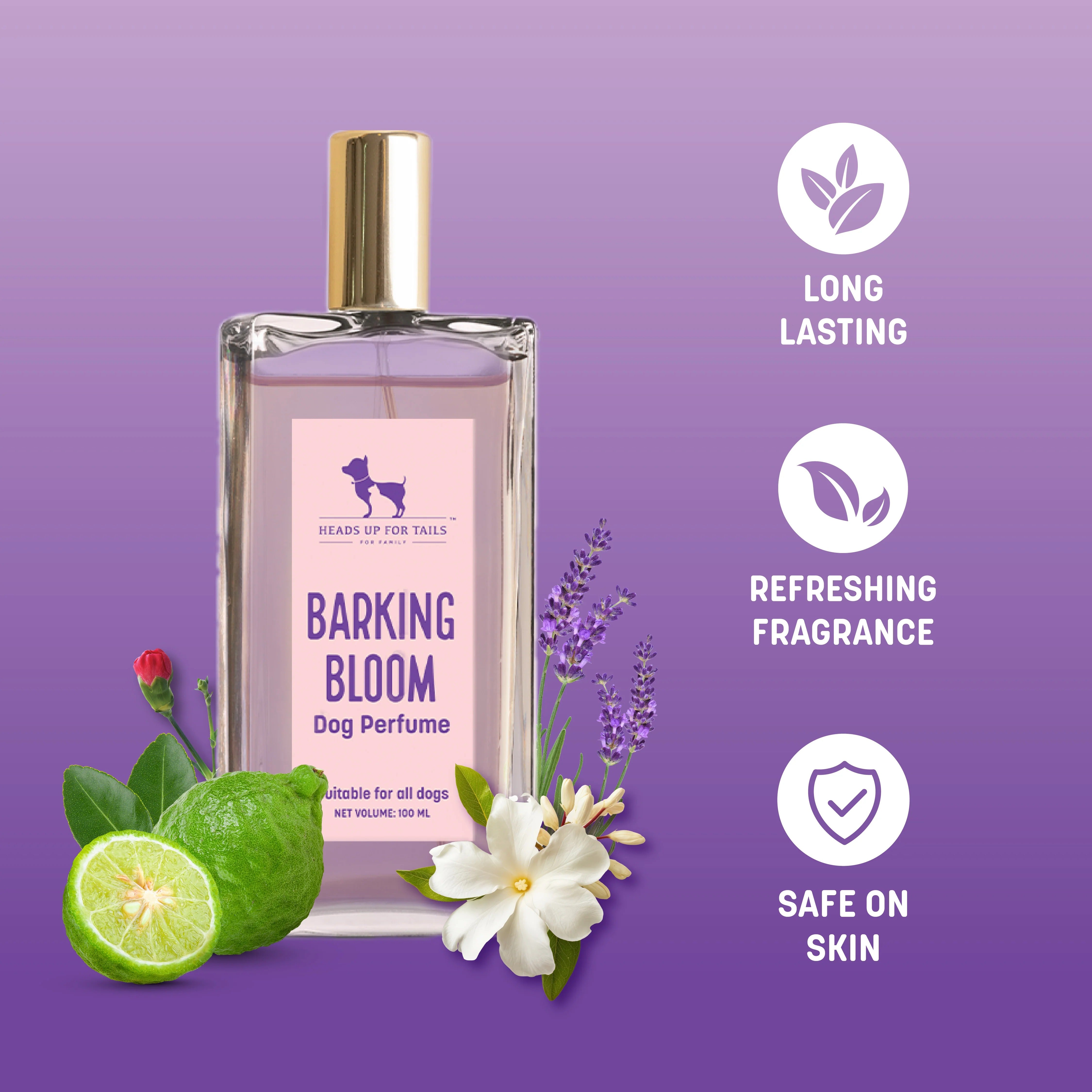 HUFT Barking Bloom Dog Perfume (Over 12 Weeks) - 100 ml