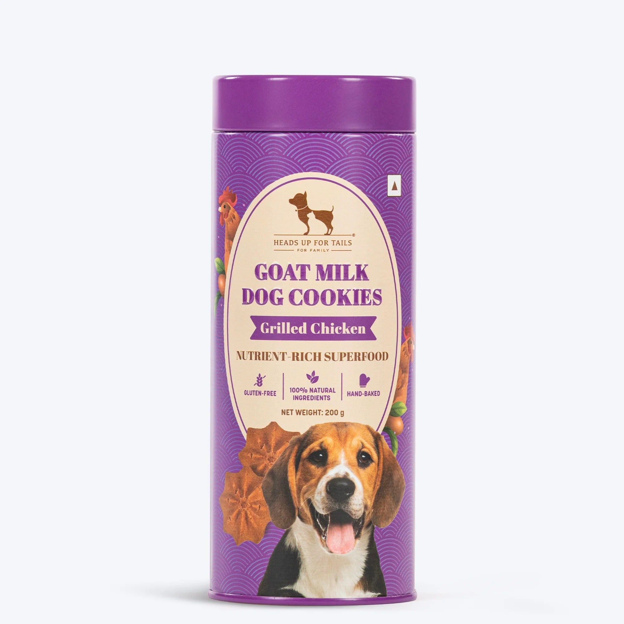 HUFT Goat Milk Dog Cookies - Grilled Chicken - 200 g