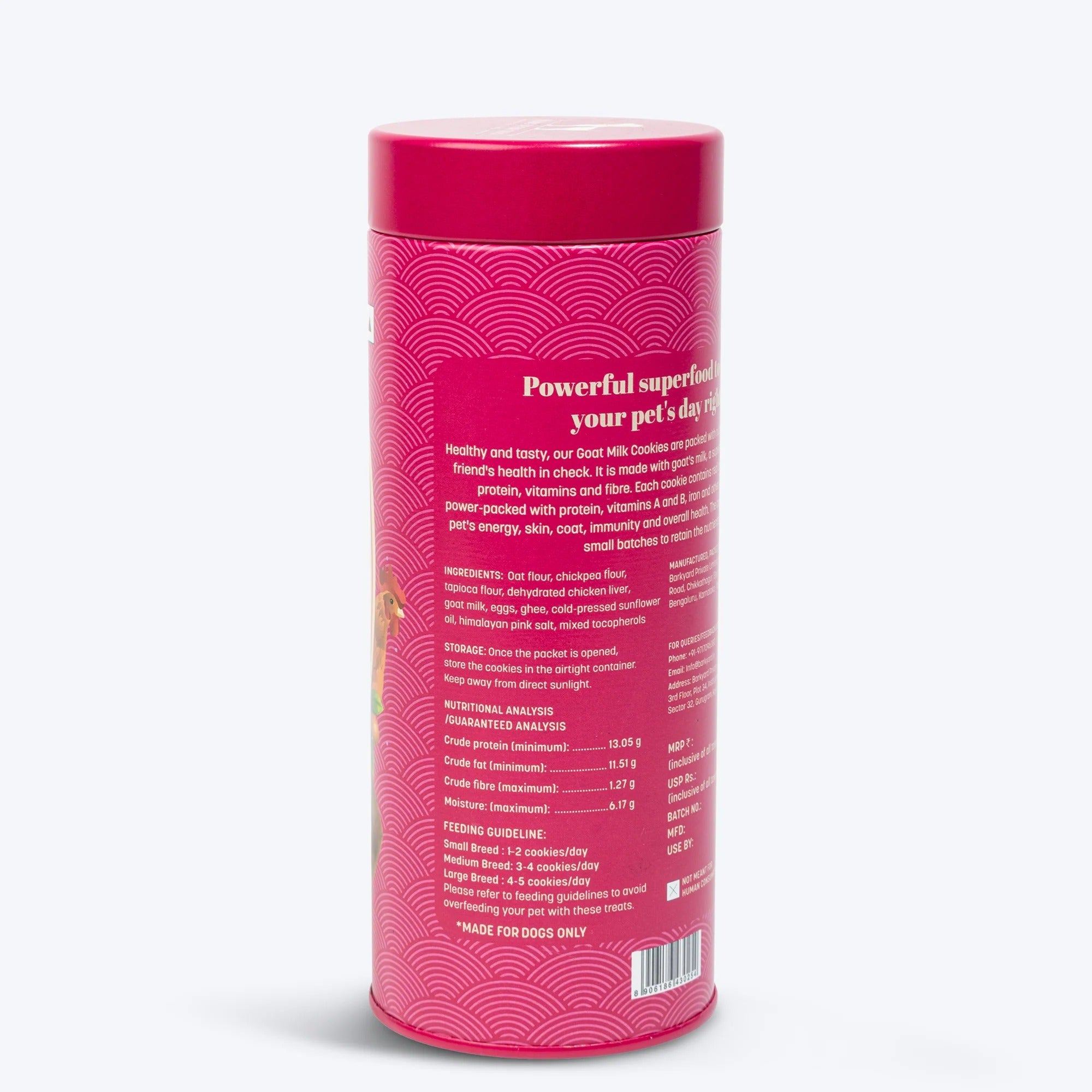 HUFT Goat Milk Dog Cookies - Chicken Liver - 200 g