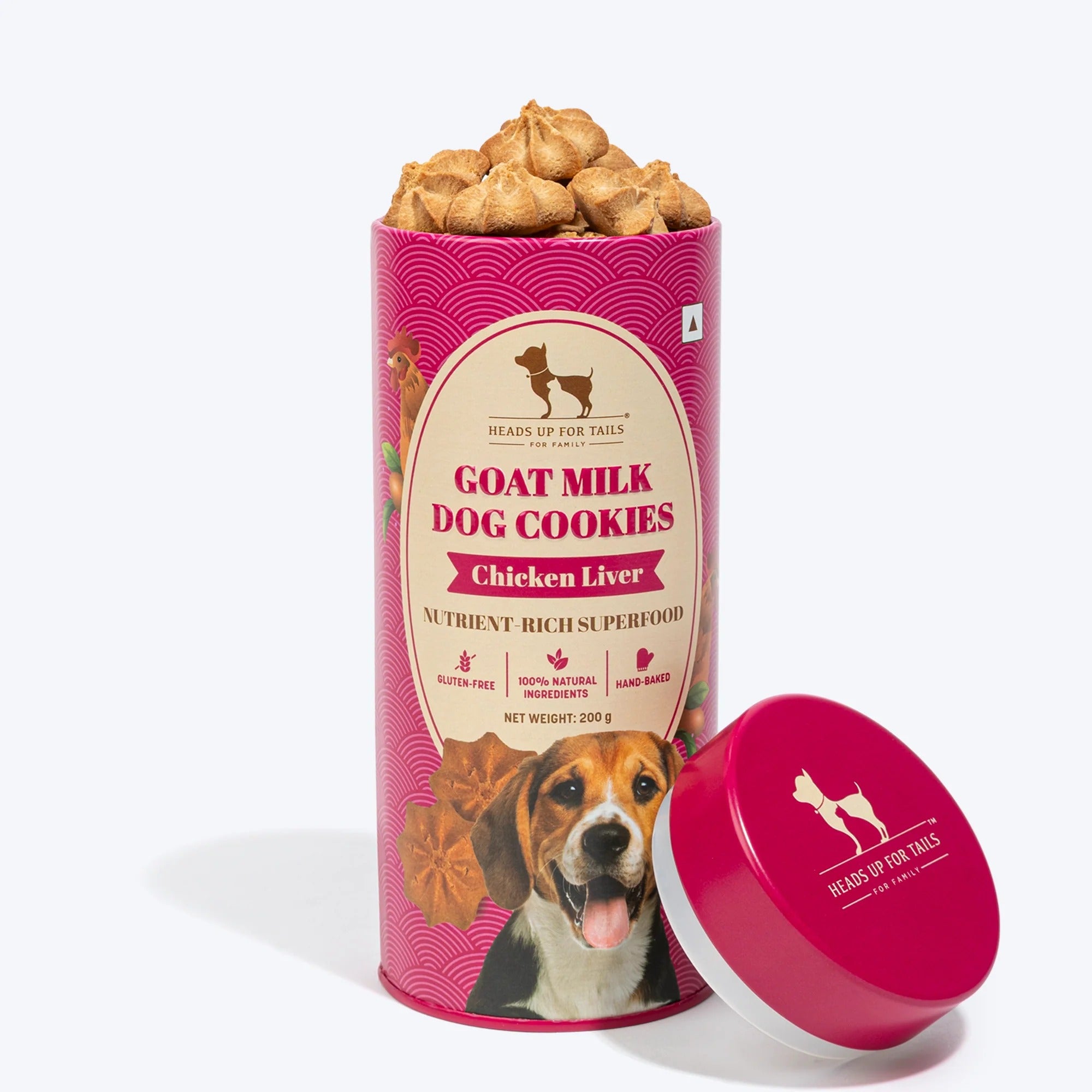 HUFT Goat Milk Dog Cookies - Chicken Liver - 200 g