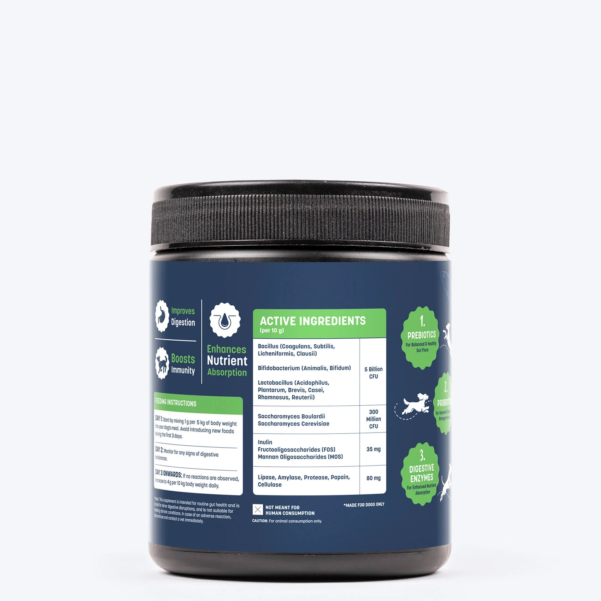 Sara's Boosters Gut & Digestive Health Supplement For Dogs - 200 gm