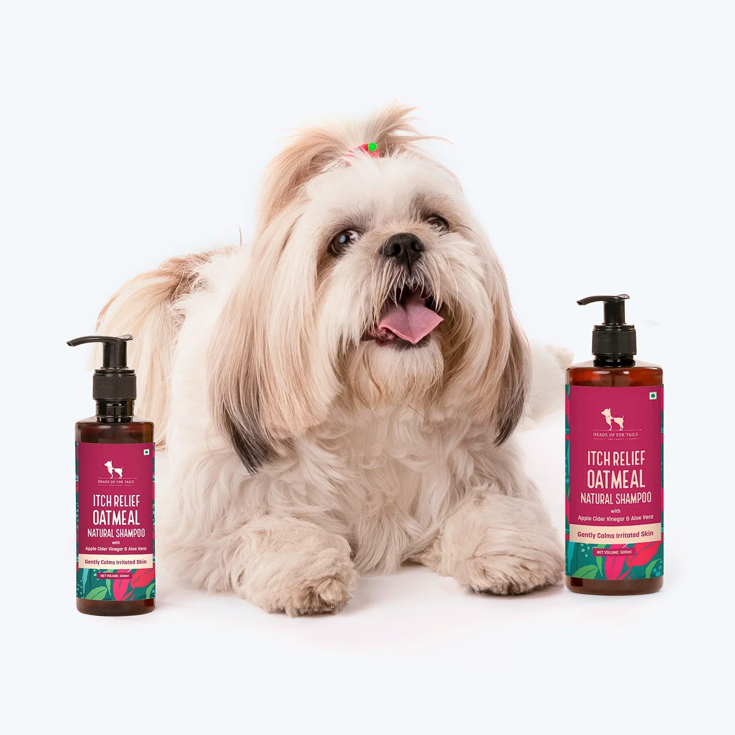 HUFT Natural Itch Relief Oatmeal Shampoo For Dog - Apple Cider Vinegar & Aloe Vera - 200 ml