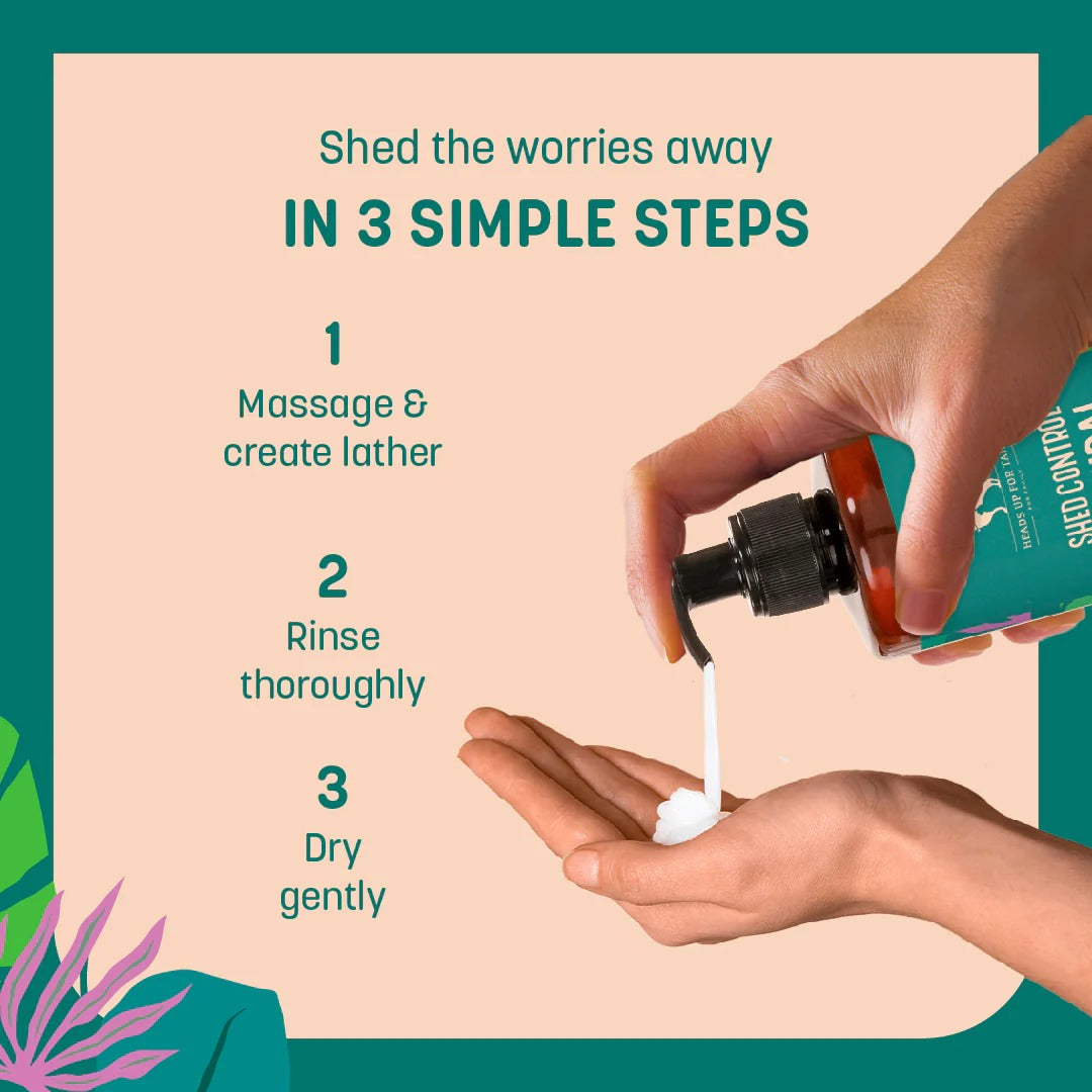 شامبو HUFT الطبيعي للتحكم في تساقط شعر الكلاب - 200 مل