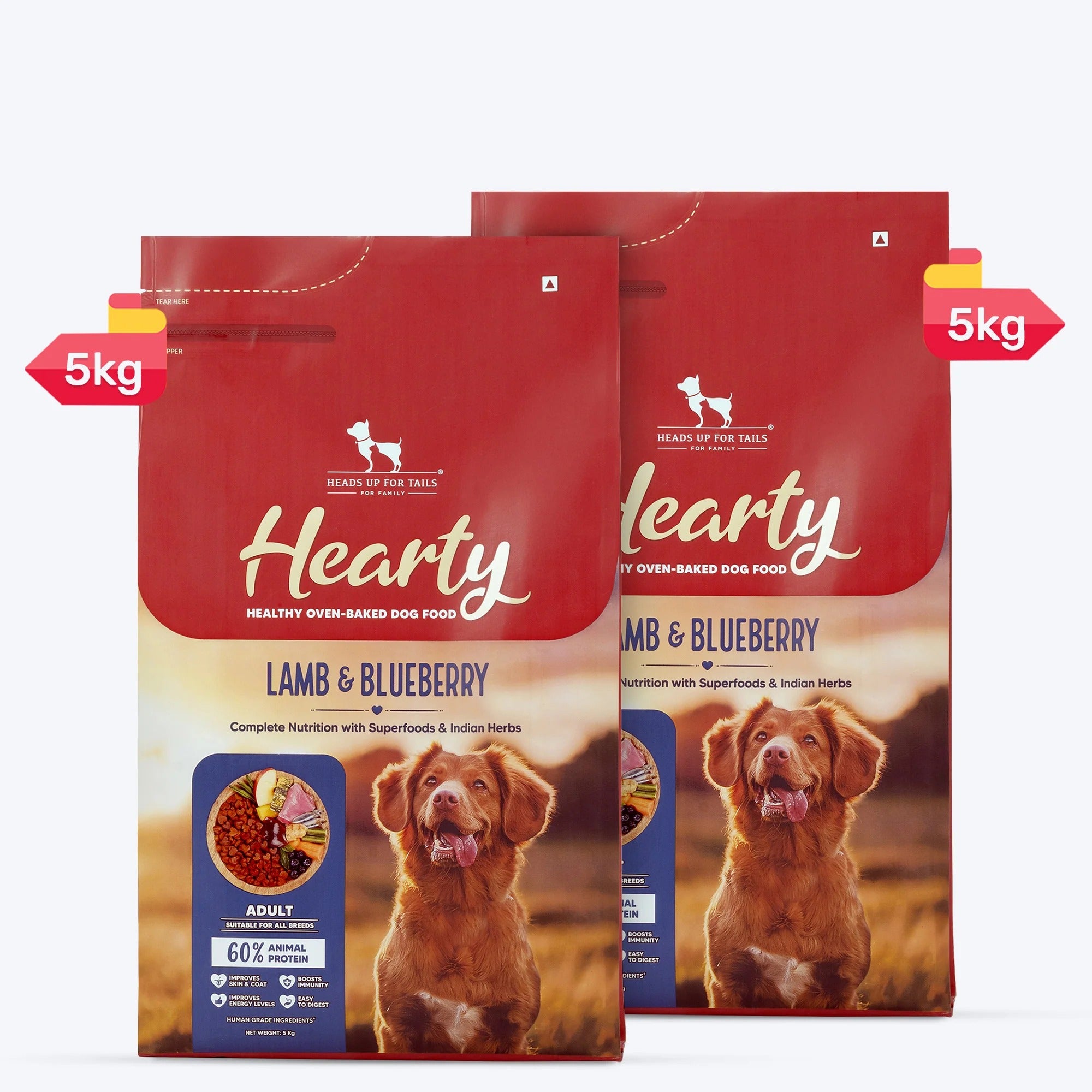 Hearty Lamb & Blueberry Oven-Baked Adult Dog Food - All Breeds