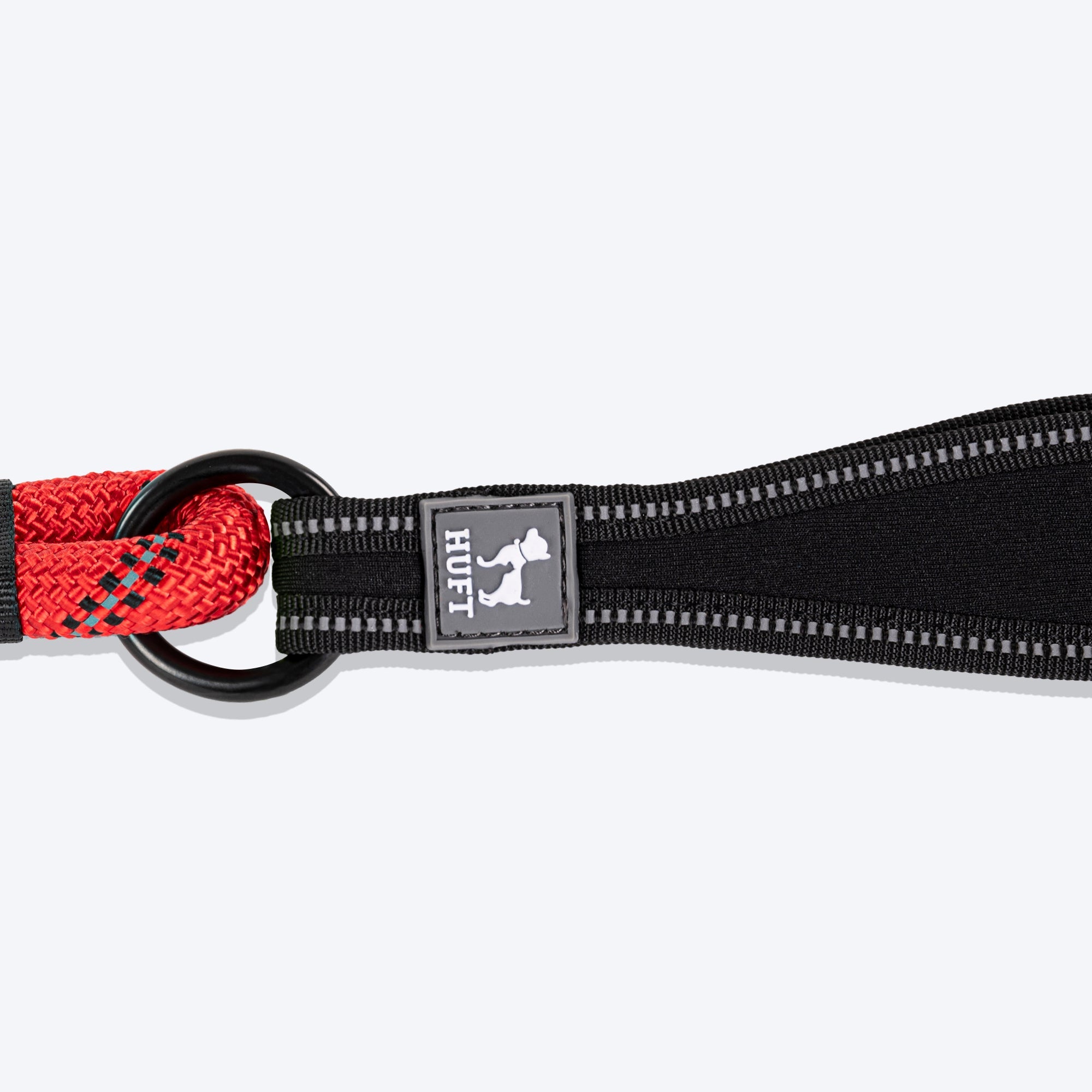 HUFT Rope Leash With Carabiner For Dog - Red - 1.2 m - Heads Up For Tails