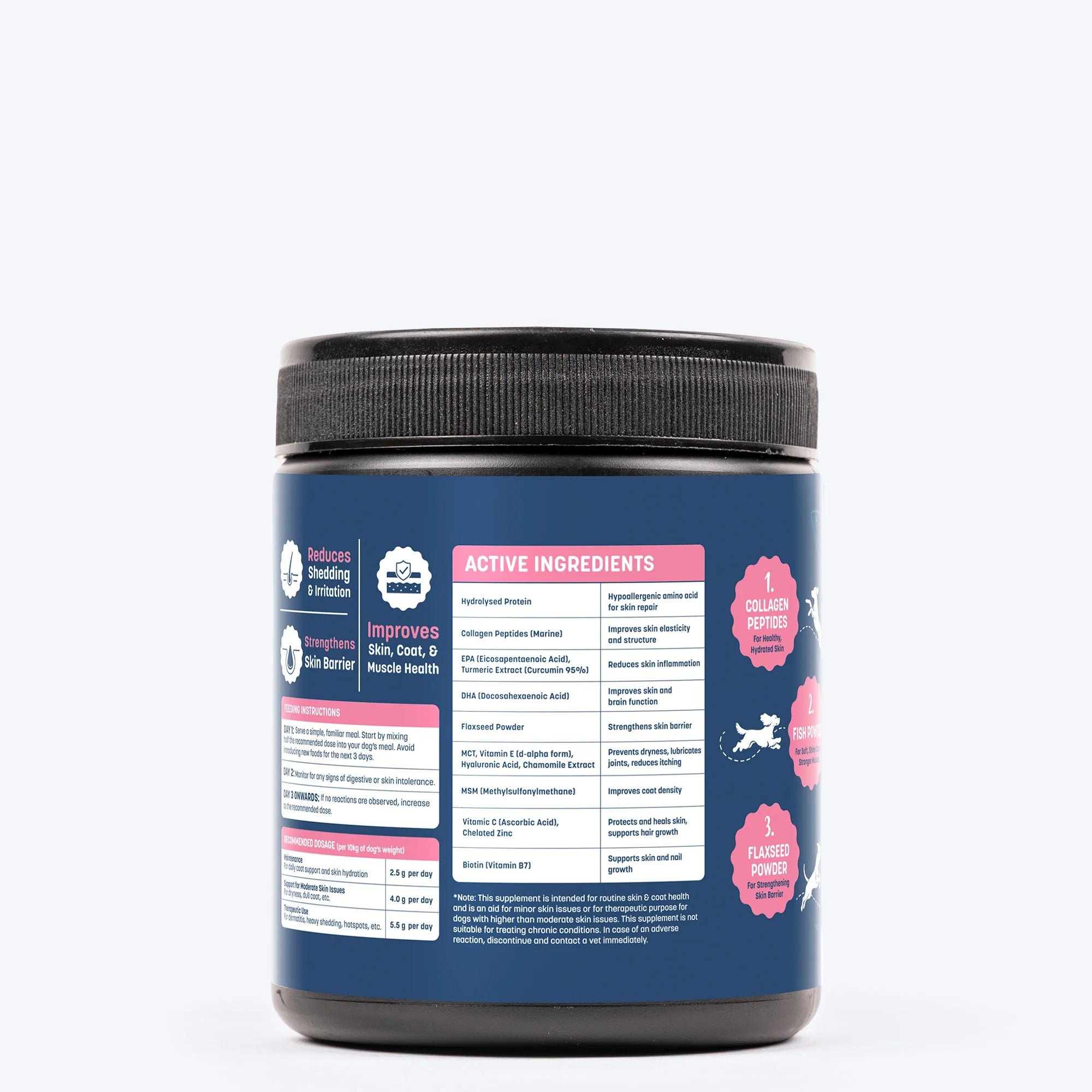 Sara's Boosters Skin & Coat Health Supplement For Dogs - 200 gm